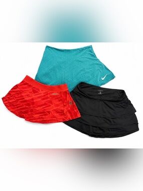 Nike Athleta Adidas Women’s Skort Bundle Size M Tennis Golf 3 Pack